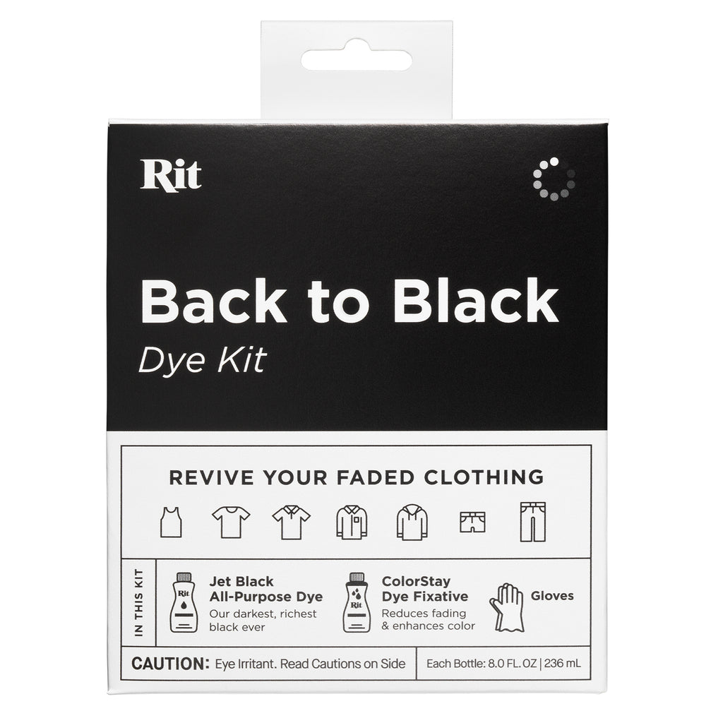 Rit Dye Powder Dye, 1-1/8 oz, Black, 3-Pack 
