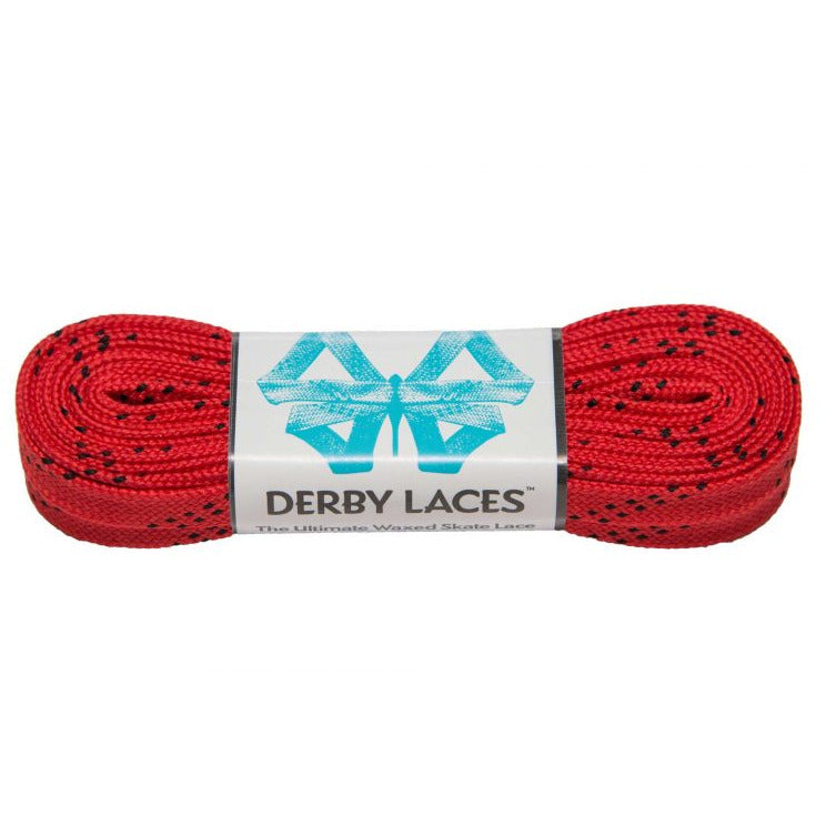 Red on sale waxed laces