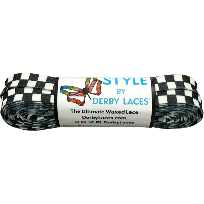 Checkered laces best sale