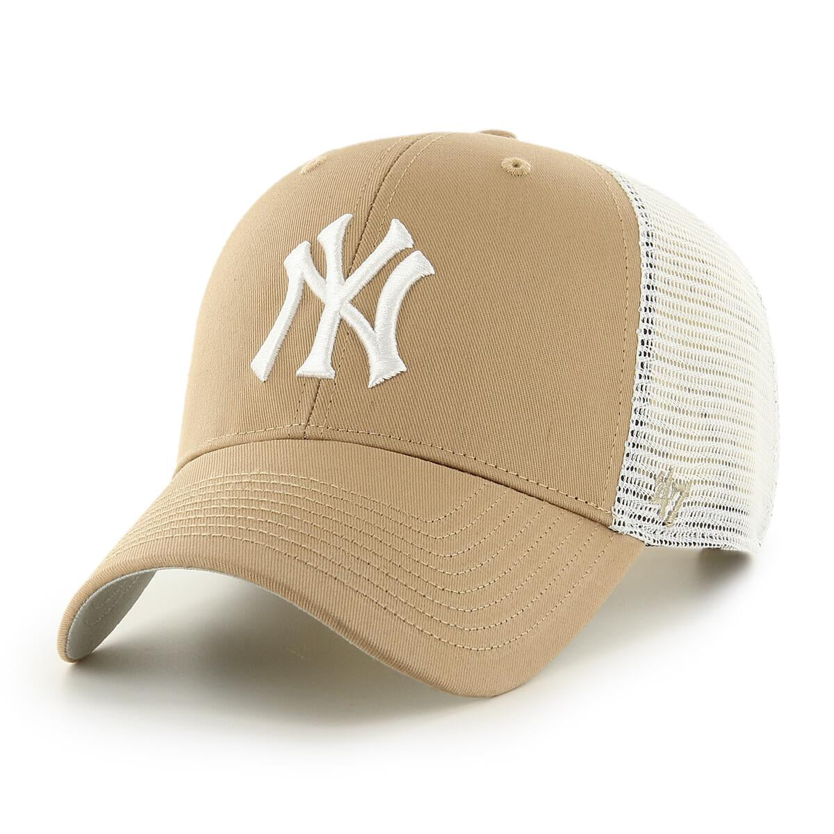 47 Brand Black Logo New York Yankees MLB Branson MVP Camouflage Trucker  Hat